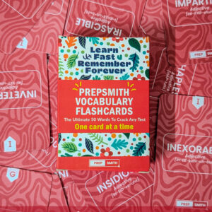 Prepsmith Vocabulary Flashcard Single Deck (50 Words)